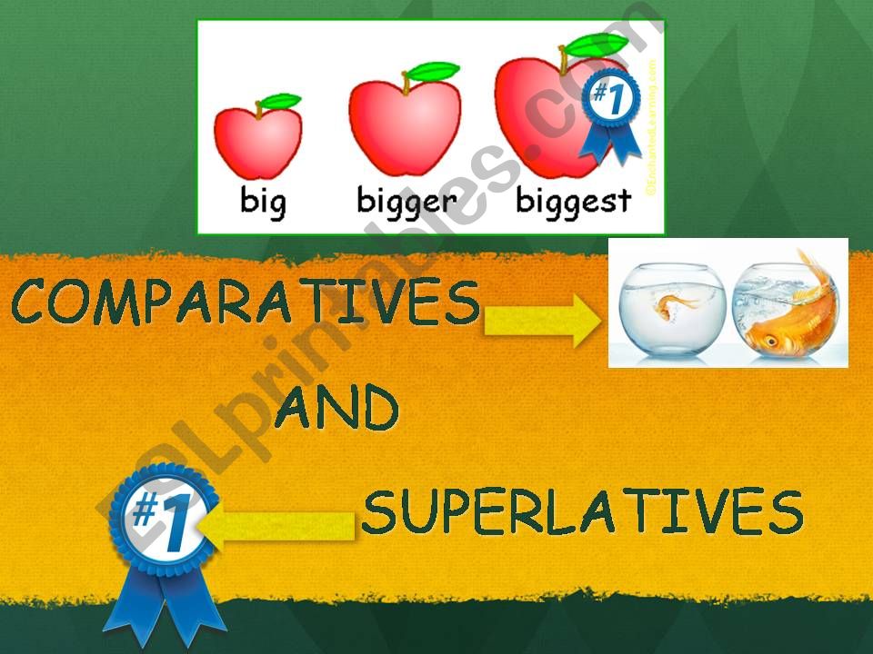 Comparatives and Superlative Explained