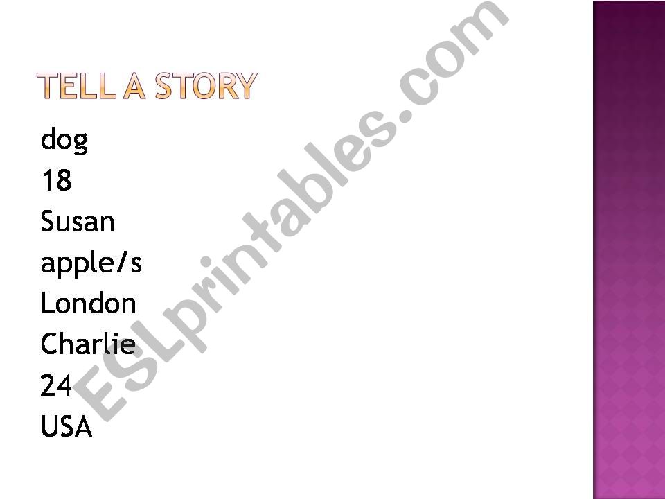 Tell a story powerpoint