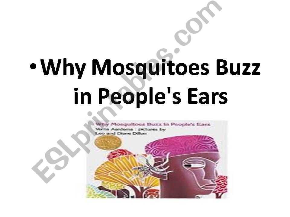 Why mosquitos buzz in peoples ears