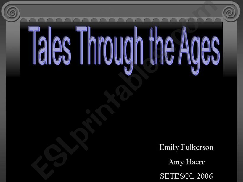 Tales through the Ages powerpoint
