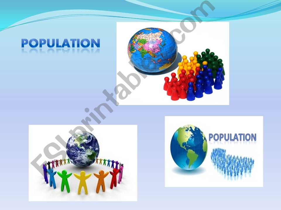 POPULATION powerpoint