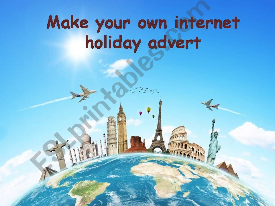 Holiday Advert powerpoint