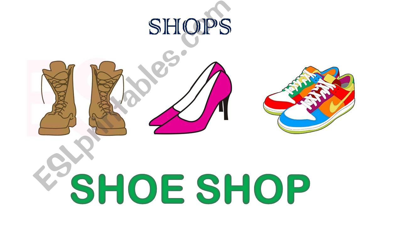 Types of shops powerpoint