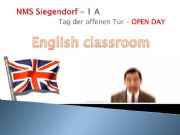 English powerpoint: Open day - presentation