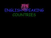 English powerpoint: English speaking world flags