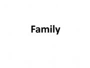 English powerpoint: family tree