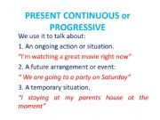 English powerpoint: Present Continuous - Grammar Guide