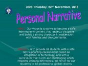 English powerpoint: Narrative Massage