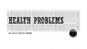 English powerpoint: health problems