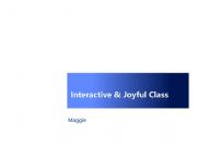 English powerpoint: Interactive & Joyful Class