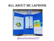 English powerpoint: All about me lapbook