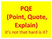 English powerpoint: PQE poetry powerpoint
