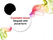 English powerpoint: Countable nouns