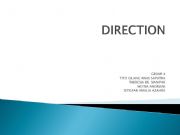 English powerpoint: Direction