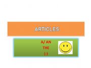 English powerpoint: Articles