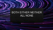 English powerpoint: Both either neither all none