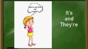 English powerpoint: It�s and They�re