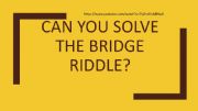 English powerpoint: Riddle