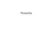 English powerpoint: 50 English Proverbs