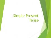 English powerpoint: simple present tense