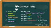 English powerpoint: Classroom rules