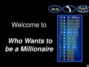 English powerpoint: Who wants to be a Millionaire (topic: Guinness records)