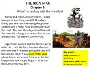 English powerpoint: The Iron Man by Ted Hughes- Chapter 3