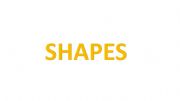 English powerpoint: shapes