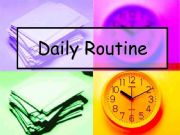 English powerpoint: Daily Routine 
