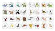 English powerpoint: animals wheel