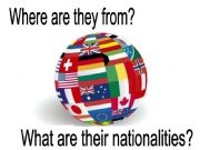 English powerpoint: nationalities and countires