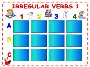English powerpoint: Irregular verbs game
