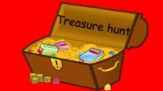 English powerpoint: Treasure hunt ( online )