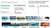 English powerpoint: renewable and non renewable