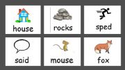 English powerpoint: The Gruffalo Rhyming words matching game