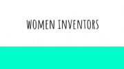 English powerpoint: Women inventor for ESL teaching
