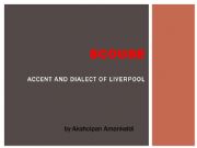 English powerpoint: Scouse accent