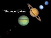 English powerpoint: The solar system