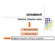English powerpoint: Passive voice PPT