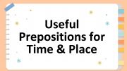 English powerpoint: Simple prepositions plus worksheet