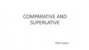 English powerpoint: comparative and superlative fun activities