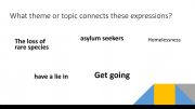 English powerpoint: Connecting topics