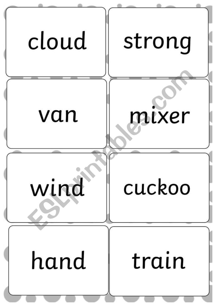 Jolly Phonics Songs Matching Cards WORDS ESL Worksheet By 40 OFF