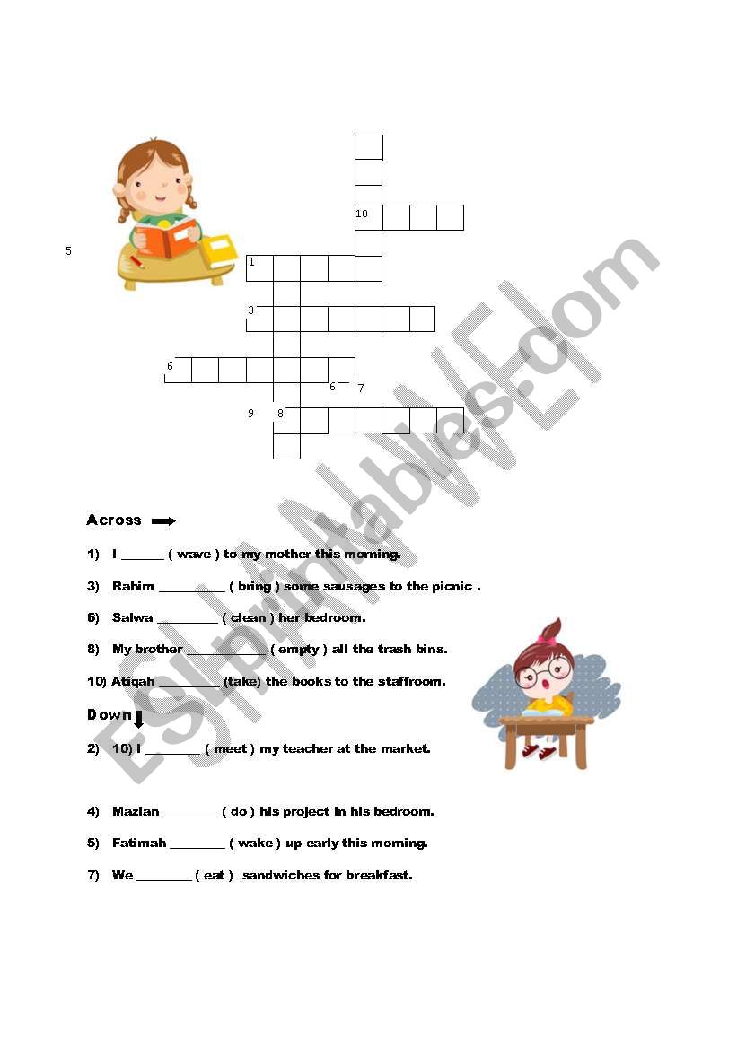 Simple Past Worksheets