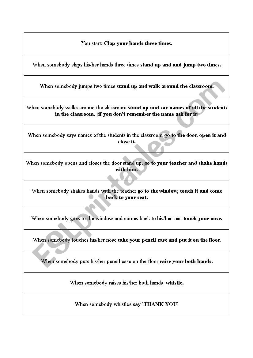 Warm Up ESL Worksheet By LongerPL