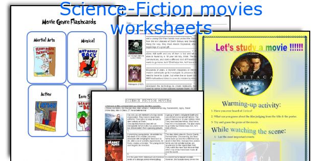 Science-Fiction movies worksheets