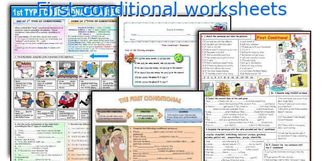 First conditional worksheets