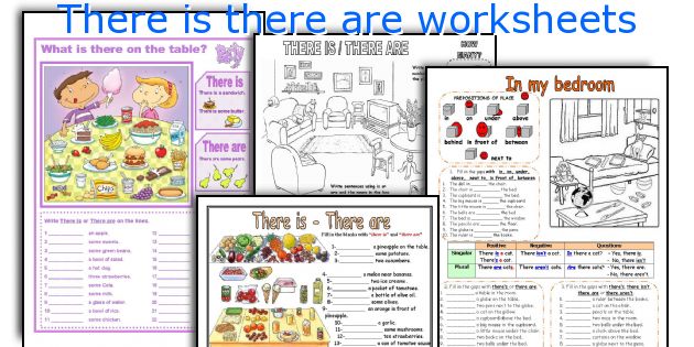 There is there are worksheets