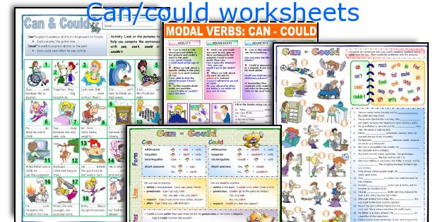 Can/could worksheets
