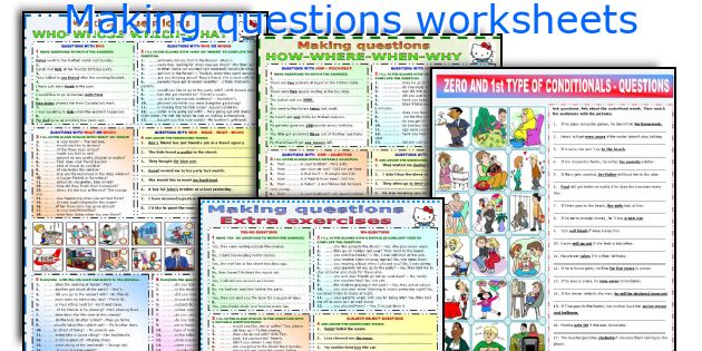 Making questions worksheets